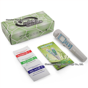 3-v-1 tester kvality vody s pH/EC a TDS-986, prenosný detektor v tvare pera