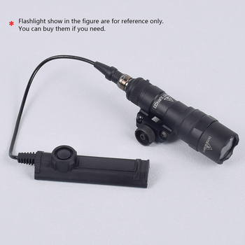 M300/M600 τακτικός φακός με διπλή λειτουργία, 2.5/3.5, SF rat-tail wire switch και μακριά κεφαλή με κορώνα