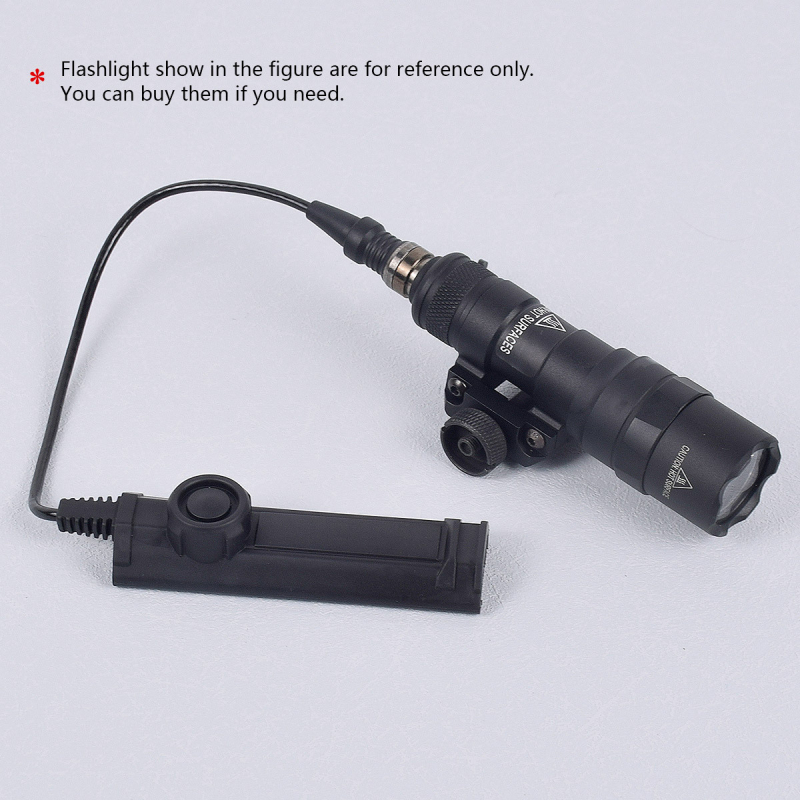 M300/M600 τακτικός φακός με διπλή λειτουργία, 2.5/3.5, SF rat-tail wire switch και μακριά κεφαλή με κορώνα