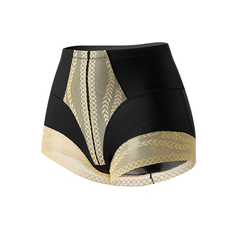 Γυναικείο εσώρουχο shapewear με αίσθηση μεταξιού, έλεγχο κοιλιάς και μέσης, μεσαίο ύψος, μοτίβο χρυσού σιταριού