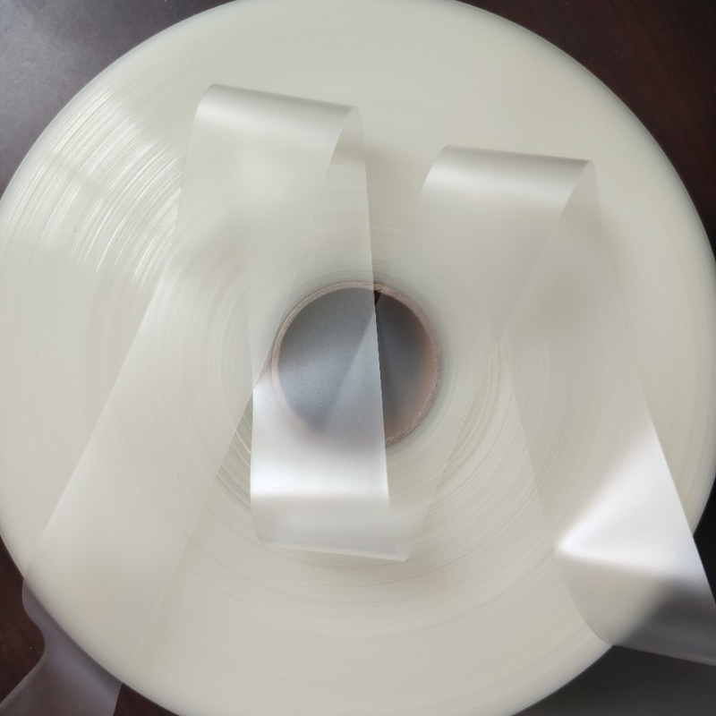 Material costum de baie TPU 0,2 mm, finisaj nisip fin mat, cu bretele și etichetă lavabilă, potrivit pentru imprimare