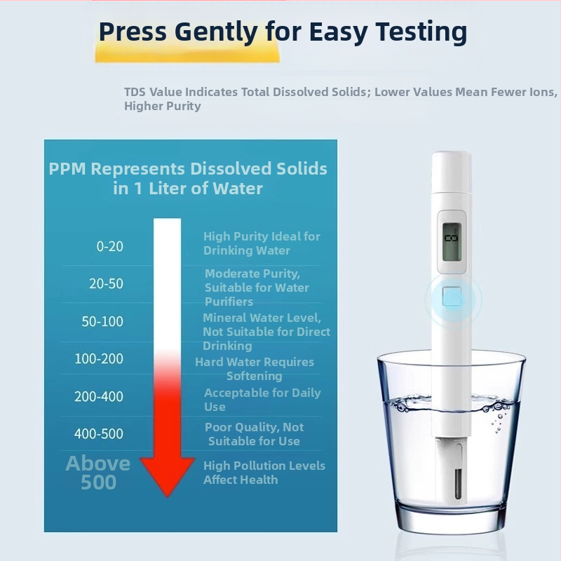 Tester kvality vody Deli TDS pre pitnú vodu v domácnosti, model DL339012