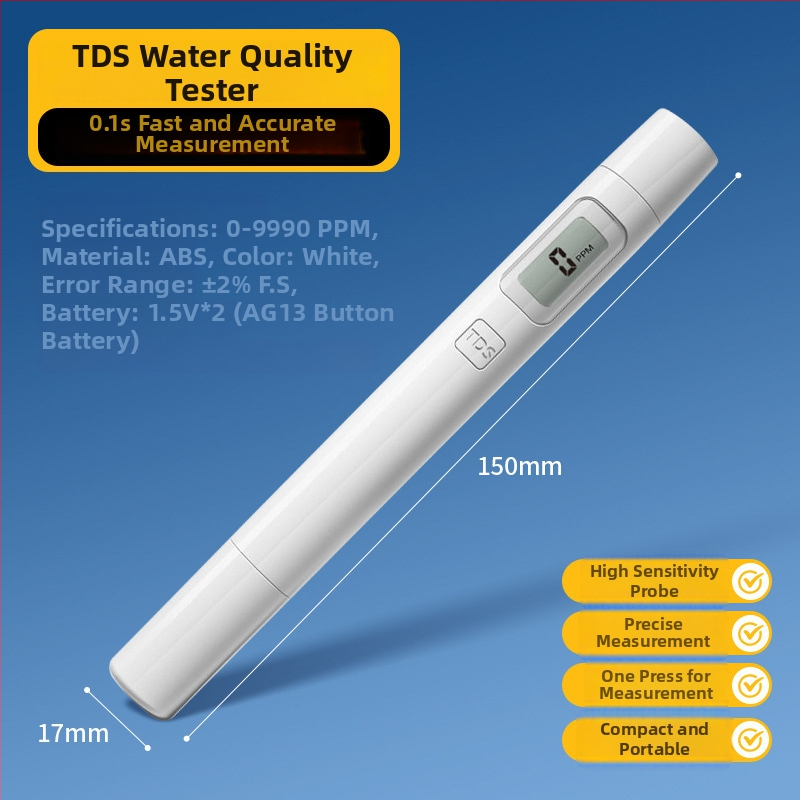 Tester kvality vody Deli TDS pre pitnú vodu v domácnosti, model DL339012