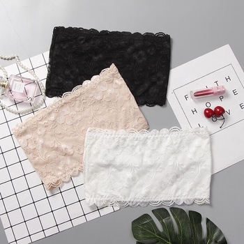 Σεξι δαντελένιο λεπτό bustier χωρίς ιμάντες για γυναίκες