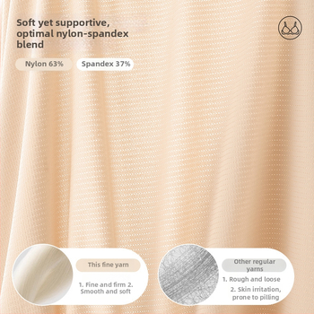 Varrás nélküli, lélegző alapvető női top melltartóbetétekkel és integrált camisole-melltartóval