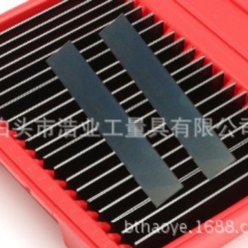 SKU588092 – 20 ζεύγη παραλληλικών πλακών μέτρησης 1/32 in × 6 in, χωρίς οπές, ακρίβεια 0.0001