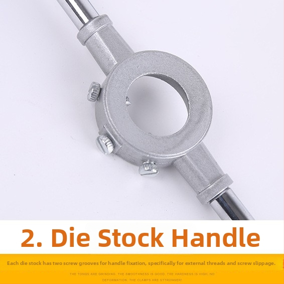 Set de 110 piese metrice taps and dies, oțel-carbon, M3–M12