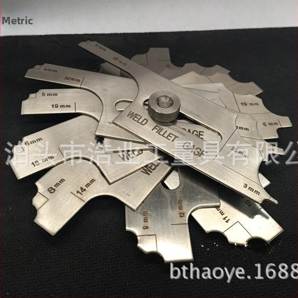 MG-11 vačkový merač kútových zvarov, nehrdzavejúca oceľ 304, metrický a palcový, merač konvexných/konkávnych rohových zvarov