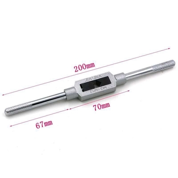 Set de 8 piese pentru filetare: taps și dies pentru prelucrare metalică