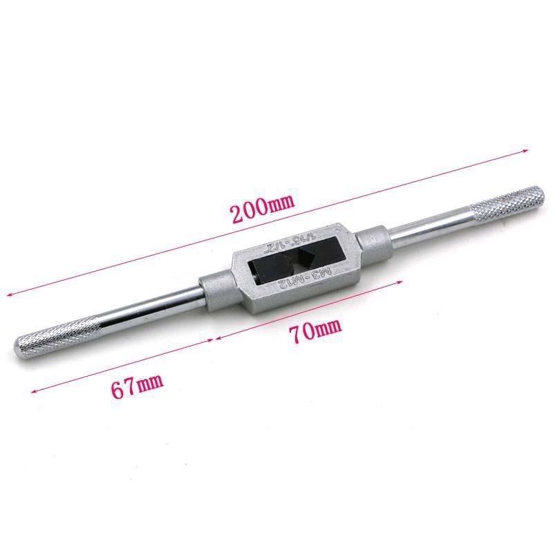 Set de 8 piese pentru filetare: taps și dies pentru prelucrare metalică