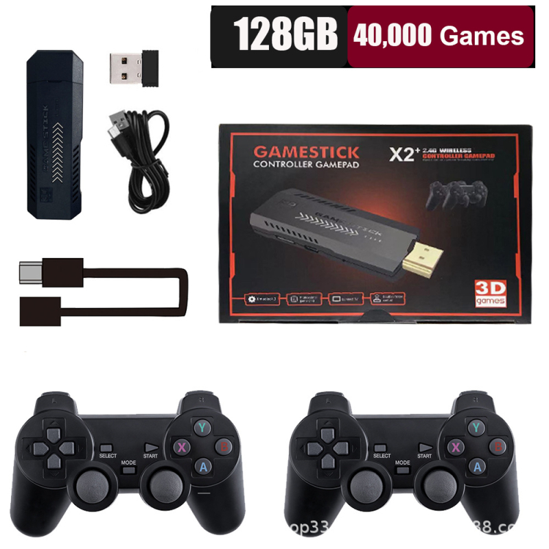 X2Plus Pandora κονσόλα παιχνιδιών για οικιακή χρήση, 4K arcade κονσόλα, ασύρματη διπλή παίκτης, Android OS, 64GB