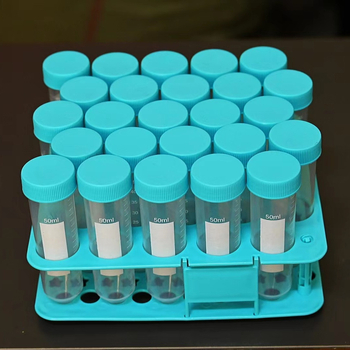 Držač za cijevi centrifuge 50 mL (25 rupa) i 15 mL (50 rupa), plastični laboratorijski stalak s mogućnošću označavanja