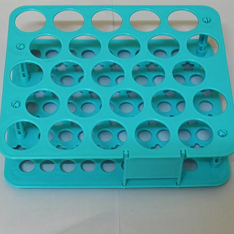 Držač za cijevi centrifuge 50 mL (25 rupa) i 15 mL (50 rupa), plastični laboratorijski stalak s mogućnošću označavanja
