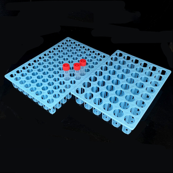 Raft pentru tuburi de testare a acizilor nucleici și tuburi de centrifugare; pentru tuburi de probe cu 48/50/96 găuri; compatibil cu tuburi virale 10/20