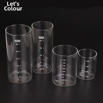 Sklenená odmerná kadička Li Tian Cai do laboratória, 80 ml, 180 ml, 260 ml, 350 ml