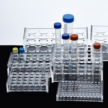 Plastični držač za epruvete od plexiglasa za kemijsku laboratoriju, plastični nosač za epruvete, 1.5/5/10/1 ml