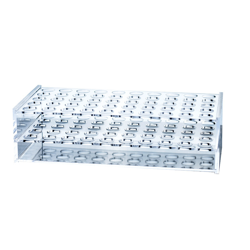 Plastični držač za epruvete od plexiglasa za kemijsku laboratoriju, plastični nosač za epruvete, 1.5/5/10/1 ml