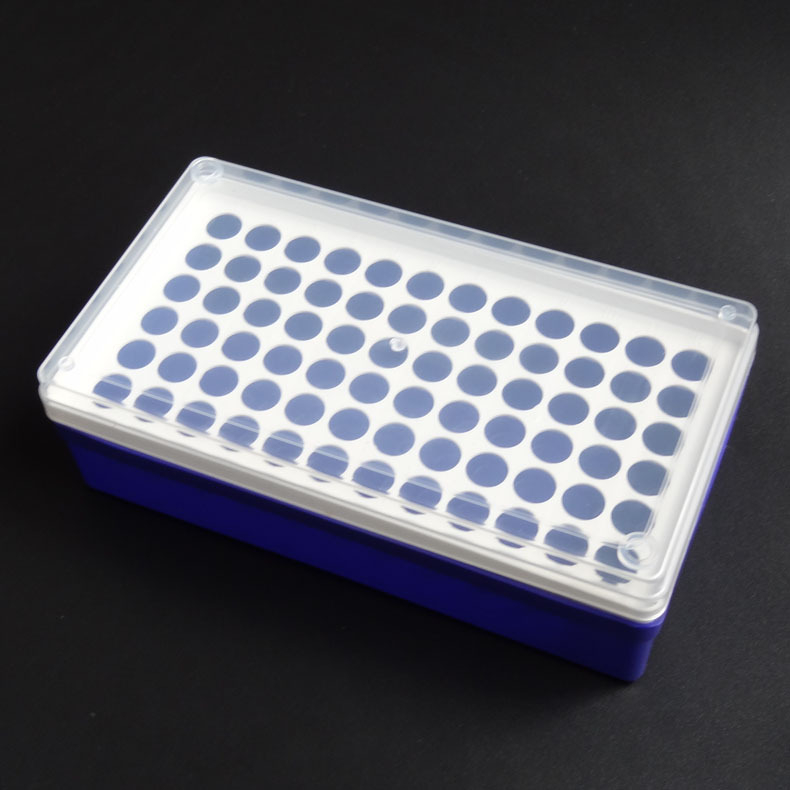Heclas Cutie pentru tuburi de centrifugare 1,5 ml, 72 cavități, poroasă