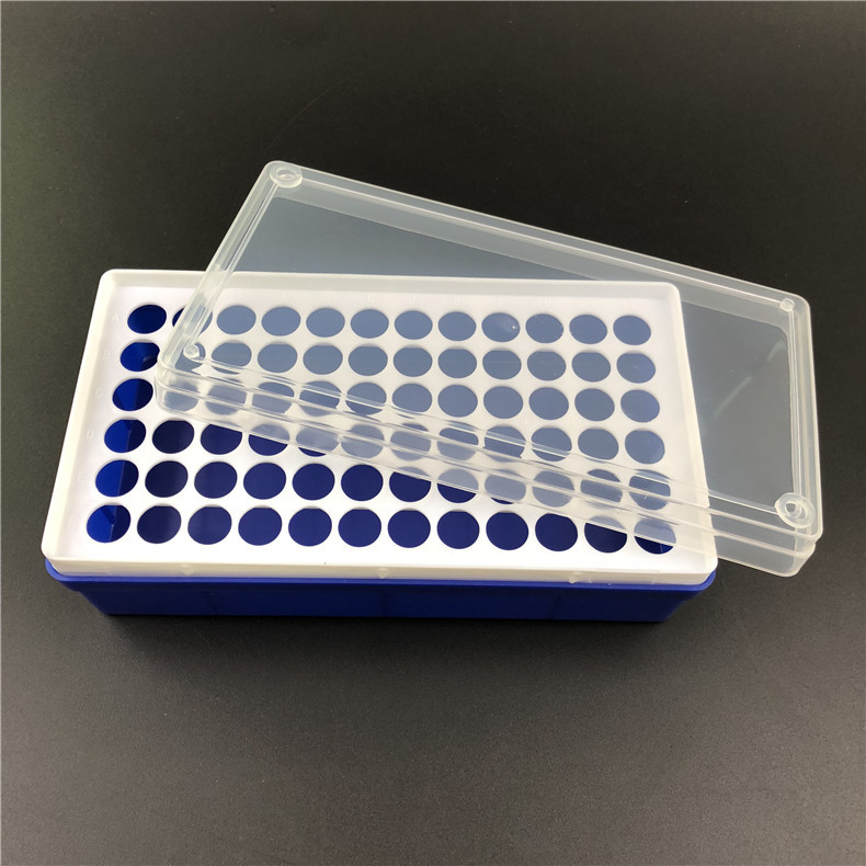 Heclas Cutie pentru tuburi de centrifugare 1,5 ml, 72 cavități, poroasă