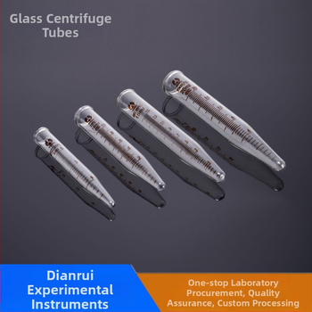 Tub de centrifugă din sticlă, fund conic, gradat, 5/10/25/50 ml