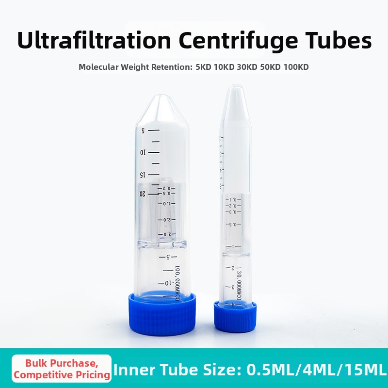 Ultrafiltracijske cijevi za centrifugiranje, zapremine 0,5/4/15 ml, cijevi za koncentraciju proteina 5/10/30/50/100 kDa
