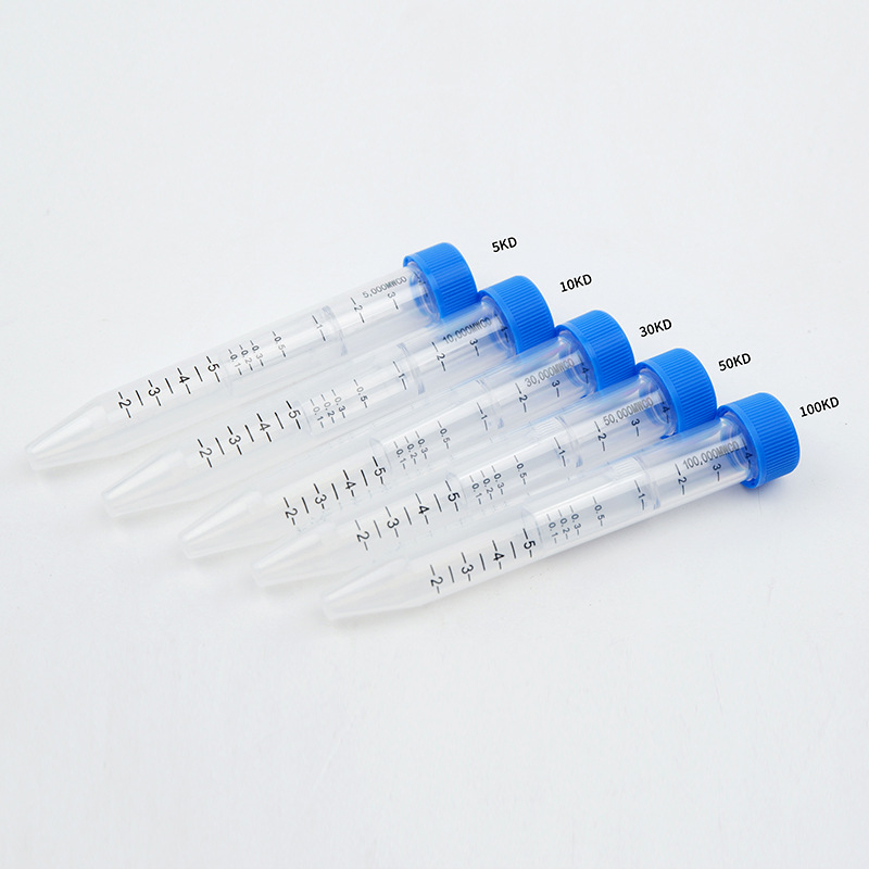 Ultrafiltracijske cijevi za centrifugiranje, zapremine 0,5/4/15 ml, cijevi za koncentraciju proteina 5/10/30/50/100 kDa