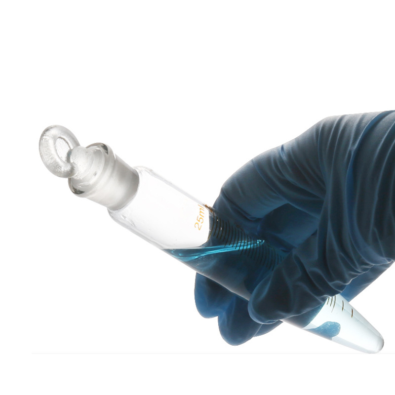 Tub de centrifugă din sticlă, cu dop, graduat, fund conic, 5/10/15/25/50/100 ml