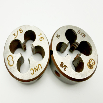 Two-Ring Brand British Standard Round Die Set (BSW) – dimensiuni 1/8, 3/16, 1/2, 5/8, 3/4, 1 inch
