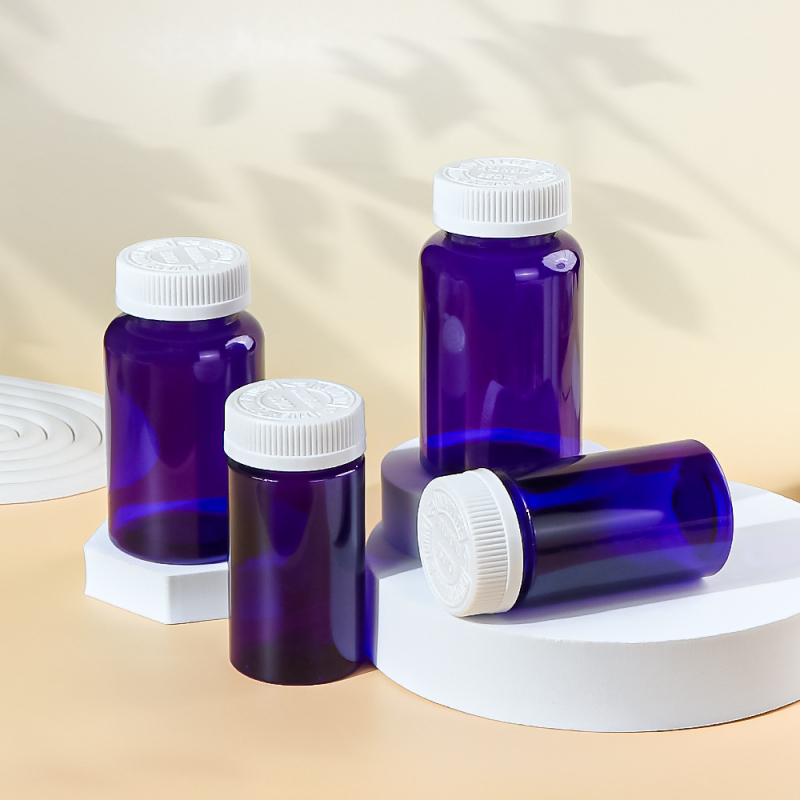Prozirna PET bočica za kapsule, 150/200/250 ml, za čvrste tablete