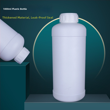 Zahustená 1000 ml HDPE plastová fľaša na činidlá a vzorky