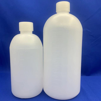 Sticle din plastic cu gură mică, sticle de reagente 100-500 ml, recipiente pentru dozare lichide cu gură îngustă