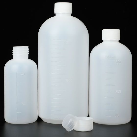 Sticle din plastic cu gură mică, sticle de reagente 100-500 ml, recipiente pentru dozare lichide cu gură îngustă