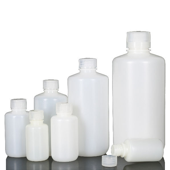Sticle din plastic cu gură mică, sticle de reagente 100-500 ml, recipiente pentru dozare lichide cu gură îngustă