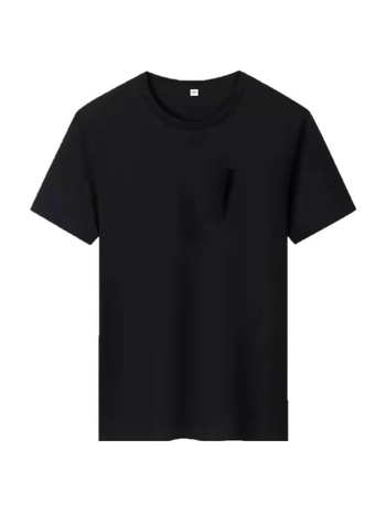 Ανδρικό κοντομάνικο T-shirt Sorona σε μονόχρωμο χρώμα, καλοκαίρι, γρήγορο στέγνωμα, στρογγυλός λαιμός, στενή γραμμή