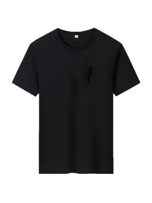 Ανδρικό κοντομάνικο T-shirt Sorona σε μονόχρωμο χρώμα, καλοκαίρι, γρήγορο στέγνωμα, στρογγυλός λαιμός, στενή γραμμή