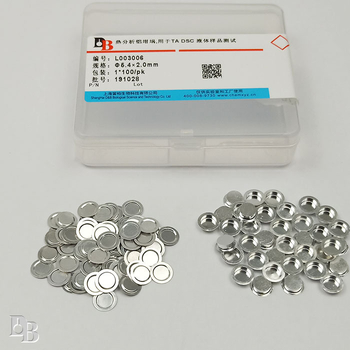 L003010 Alumínium tégely a termikus analízishoz Ø8×2,1 mm