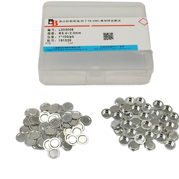 L003010 Alumínium tégely a termikus analízishoz Ø8×2,1 mm