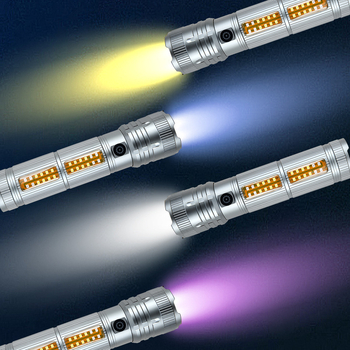 Gale LED εξωτερικός φακός έκτακτης ανάγκης για περιπολία, μακρά αυτονομία μπαταρίας, μεγάλη χωρητικότητα, επαναφορτιζόμενος λέιζερ έντονο φως