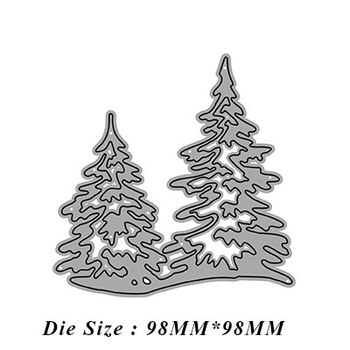 Two Trees Lace μήτρα κοπής από ανθρακούχο ατσάλι για DIY έργα