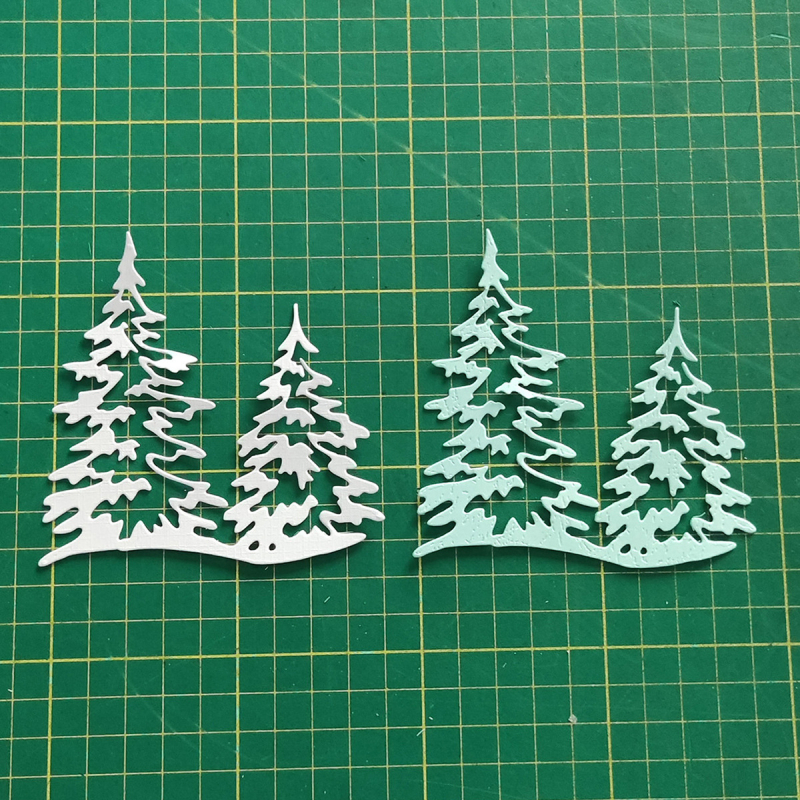 Two Trees Lace μήτρα κοπής από ανθρακούχο ατσάλι για DIY έργα