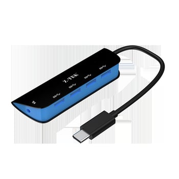 Z-TEK USB 3.0 διανομέας τεσσάρων θυρών ZY374