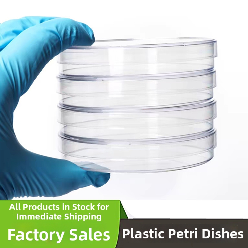 Jednorazová plastová Petriho miska, priemer 60 mm, sterilizovaná epoxidom, okrúhla, 500 kusov v krabici