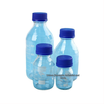 Fľaštička na neutrálne činidlo ShuNiu s modrým uzáverom, skrutkovacím hrdlom, 250 ml / 500 ml / 1000 ml