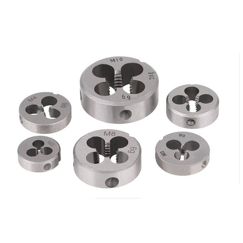 Set de matrițe pentru filet în standard american, fire groase și fine 1/2-13, 1/2-16, 1/2-24, 1/2-12, 1/2-20, 1/2-28