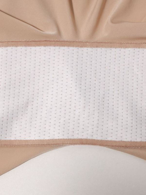 Shorts de siguranță pentru maternitate cu panou invizibil, material ice silk, lungime 3/4, croială strânsă, amestec nylon-spandex