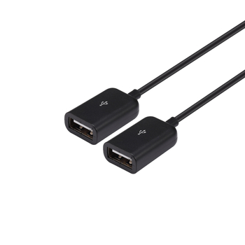 USB hub με δύο θύρες, καλώδιο 30 cm, για πληκτρολόγιο και ποντίκι