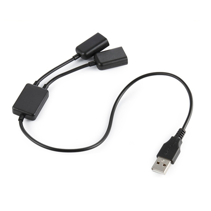 USB hub με δύο θύρες, καλώδιο 30 cm, για πληκτρολόγιο και ποντίκι
