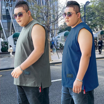 Pánske letné tričko bez rukávov pre väčšie veľkosti, 100 – 150 kg