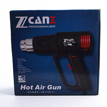ZCANZ M300 βιομηχανικό πιστόλι θερμού αέρα, ρυθμιζόμενη θερμοκρασία, 2000W