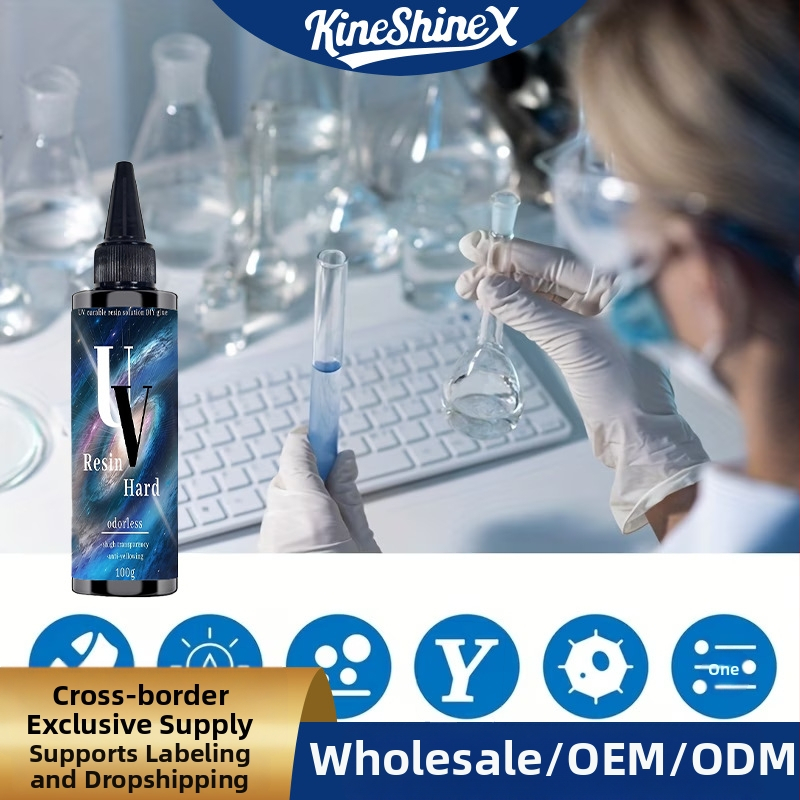 Súprava KineShineX UV Resin – nízkoviskózna, tvrdá, tenká, ultrapriehľadná na šperky a domácich majstrov
